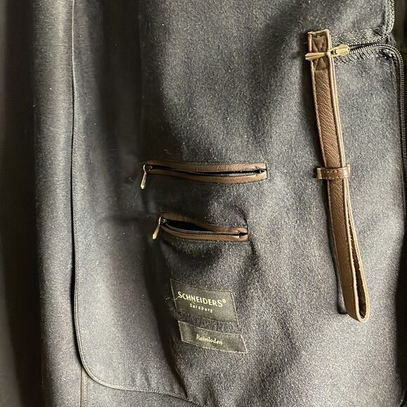 Schneiders Salzburg Austria Packable Wool Top Coat 42 - Picture 6 of 12